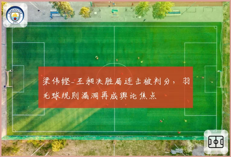 梁伟铿_王昶决胜局连击被判分，羽毛球规则漏洞再成舆论焦点