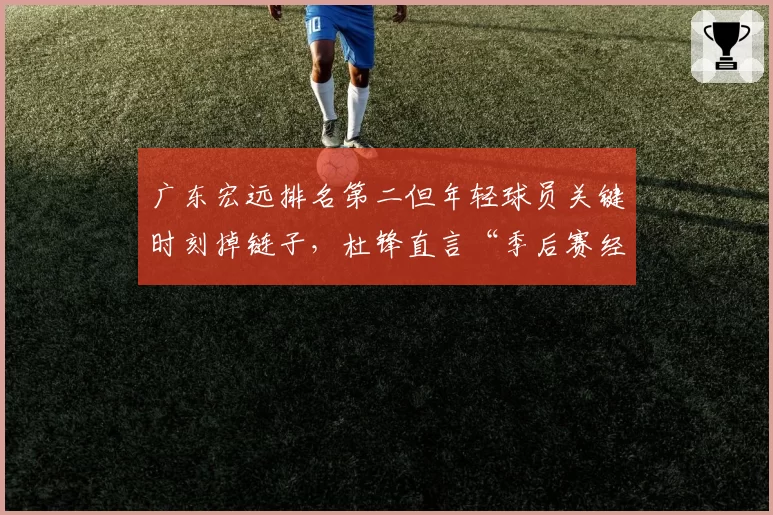 广东宏远排名第二但年轻球员关键时刻掉链子，杜锋直言“季后赛经验无人可替”