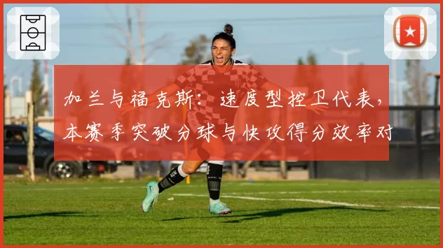 加兰与福克斯：速度型控卫代表，本赛季突破分球与快攻得分效率对比